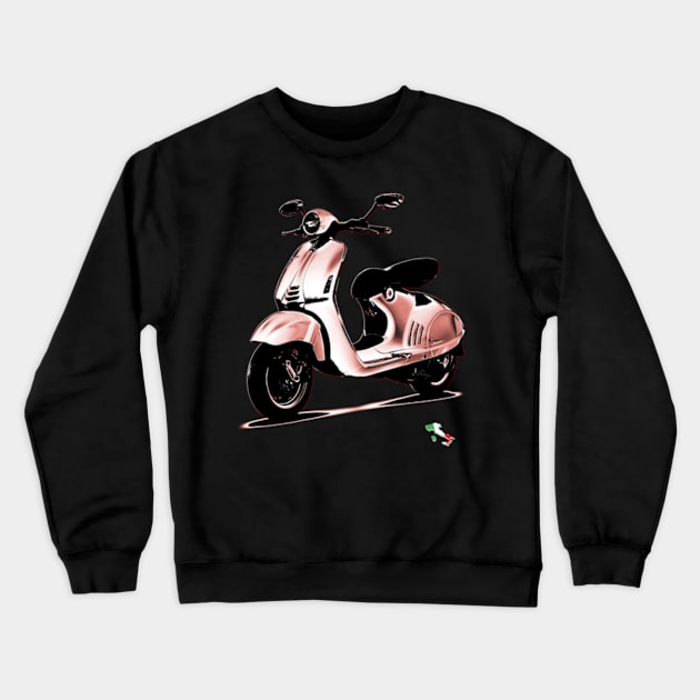 Vespa Italia flag Crewneck Sweatshirt by hottehue